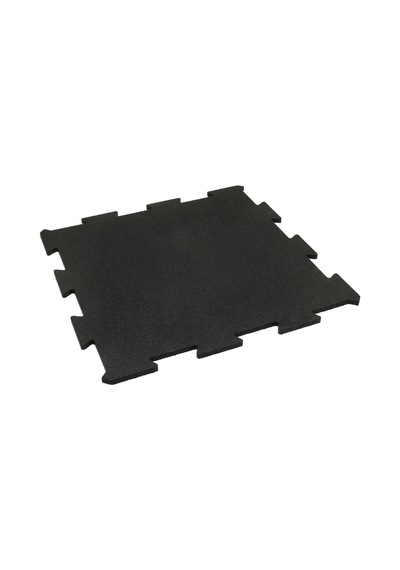 Has Rubber 100x100 2 Cm Siyah Blok Puzzle Kauçuk Yer Kaplama Spor Salonu Park Bahçe Zemin Kaplama