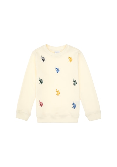 U.s. Polo Assn. Erkek Çocuk Sweatshirt 50316501-vr256 İnci