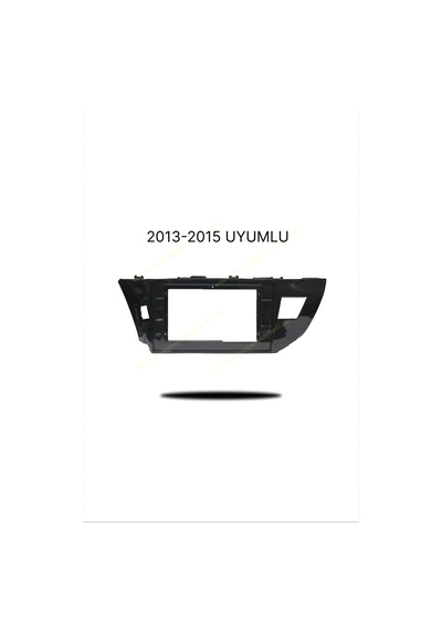 Snp Serisi Toyota Corolla 2013 - 2015 Uyumlu 4-64 Gb Hafıza Multimedya Sistemi Ve Geri Görüş Kamerası 10"