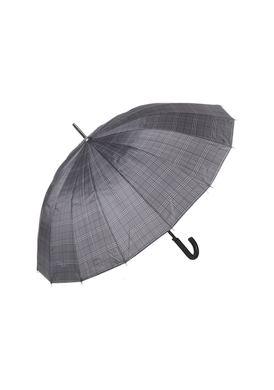 Marlux Rst Siyah Ekose Fiber 16 Telli Erkek Baston Şemsiye M21marrst02r001 - Siyah