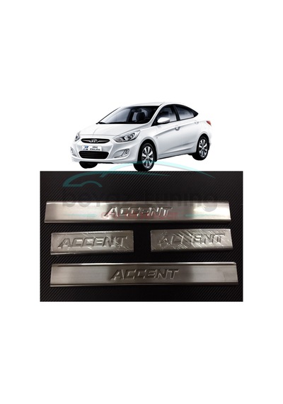 Hyundai Accent Blue Kapı Eşiği Kromu Nikelajı