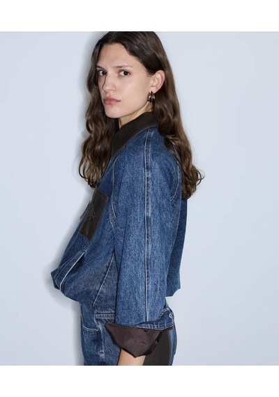 İpekyol Kumaş Mix Denim İndigo Kadın Ceket Iw6260005124