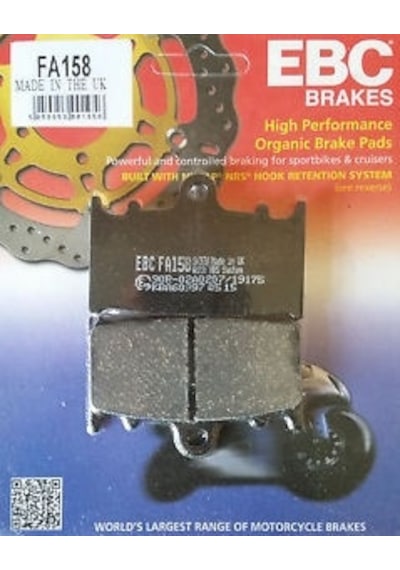 Suzuki Gsx 1250 Fa Ön Fren Balatası Ebc Fa158 Balata