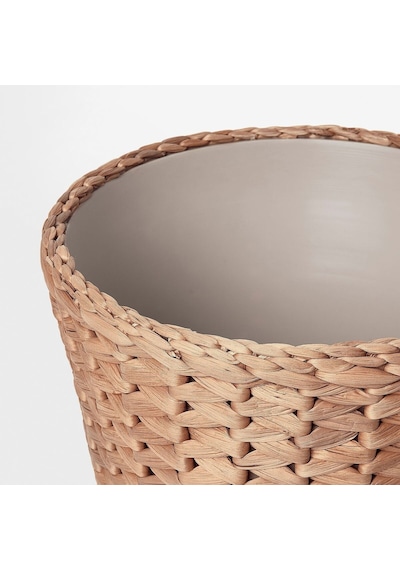 Rattan Saksı, Su Sümbülü, 24 Cm 3 Adet