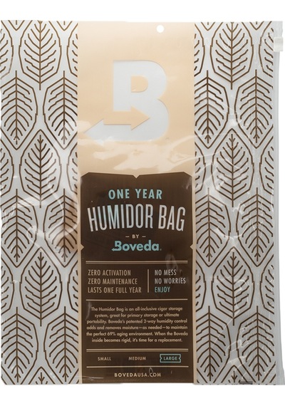 Boveda 1 Yıllık Büyük Boy Puro Poşeti Humidor