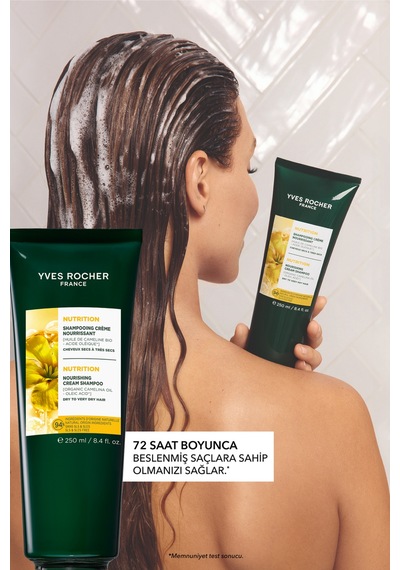 Yves Rocher Besleyici Prebiyotik Krem Şampuan-kuru Çok Kuru Saçlar/nutrition-sls&sles İçermez,vegan-250ml
