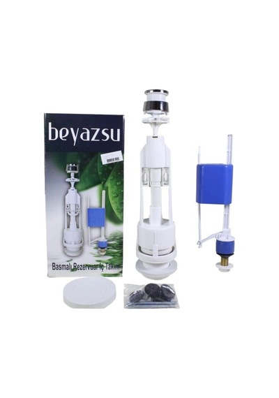 Klozet Basmalı Su Tasarruflu Contalı Rezervuar Iç Ta Iç Takım Beyaz