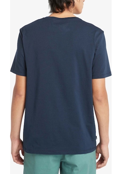 Timberland Tree Logo Short Sleeve Erkek Mavi T-shirt Tb0a2c2rz021 Mavi