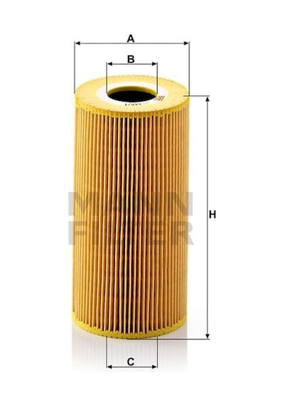MANN HU8481X YAĞ FİLTRESİ BMW 3 E36 BMW 5 E39 325 525 TD TDS
