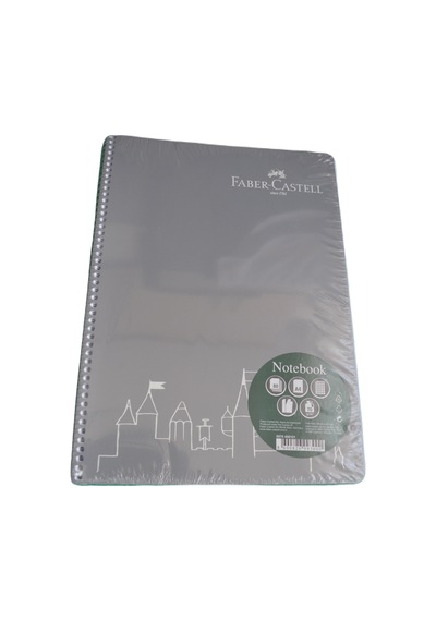 Faber - Castell 80 Yaprak Kareli A4 Spiralli Defter