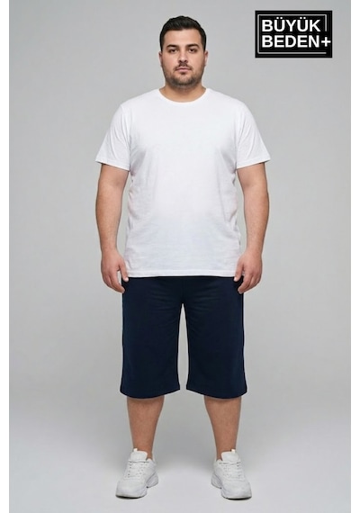 Süperlife Erkek Büyük Beden Şort 3xl-6xl Rahat Kesim Diz Altı Günlük Şort-spr26bsr591 Lacivert Süperlife Erkek Büyük Beden Şort 3xl-6xl Rahat Kesim Diz Altı Günlük Şort-spr26bsr591 Lacivert