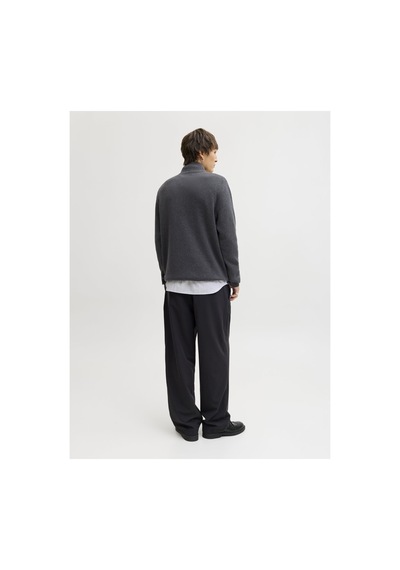 Jack & Jones Jprblamılano Yarım Fermuarlı Örme Kazak 12259664 Lacivert