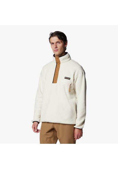 Columbia Helvetia Iı Half Snap Fleece Erkek Bej Outdoor Sweatshirt Am5780 Bej