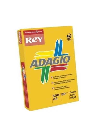 Rey Adagıo Renkli Fot.Kağ.A-4 80 Gr.Gold 500 Lü