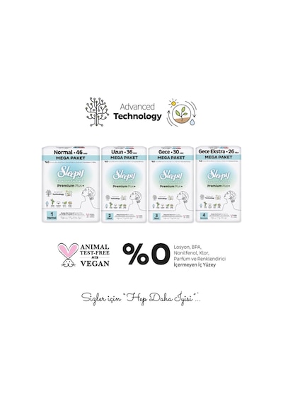 Sleepy Hijyenik Ped 15 Al 13 Öde 30'lu Bio Natural Gece Ve Rosıe Oda Kokusu