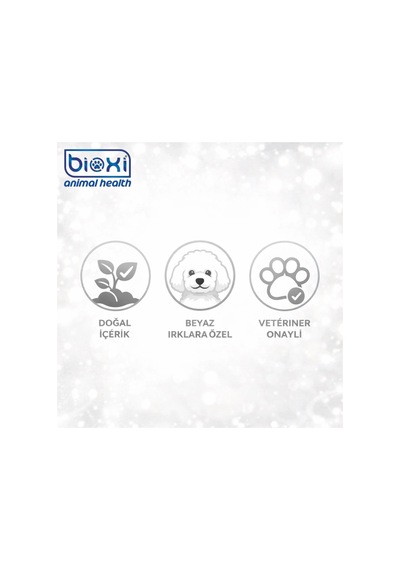 Bioxi White Pure Shampoo Kedi & Köpek Beyaz Tüyler İçin Şampuan 200ml