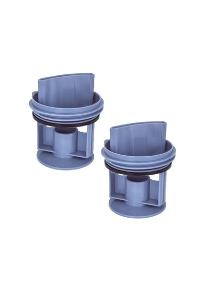 Bosch Wga142x0tr, Wat20480tr, Waw2856xtr, Profilo Cmg120dtr İle Uyumlu Çamaşır Makinesi Pompa Filtre Kapağı 2'li - Diğer