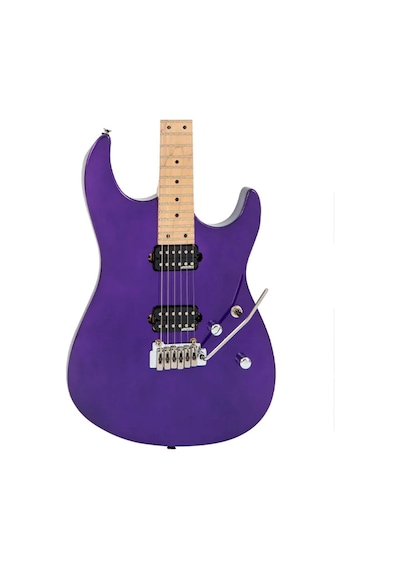Vintage V6m24 Reissued Elektro Gitar - Pasadena Purple