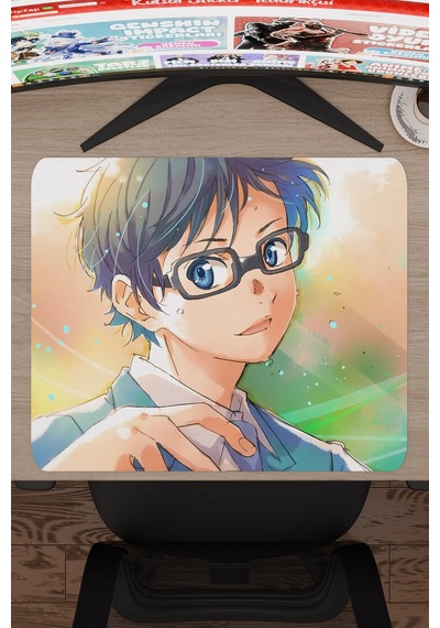 Your Lie İn April Kaymaz Dikişli Kauçuk Oyuncu Mousepad V4 - 48x40 Xl Gaming Mouse Pad Fare Altlığı