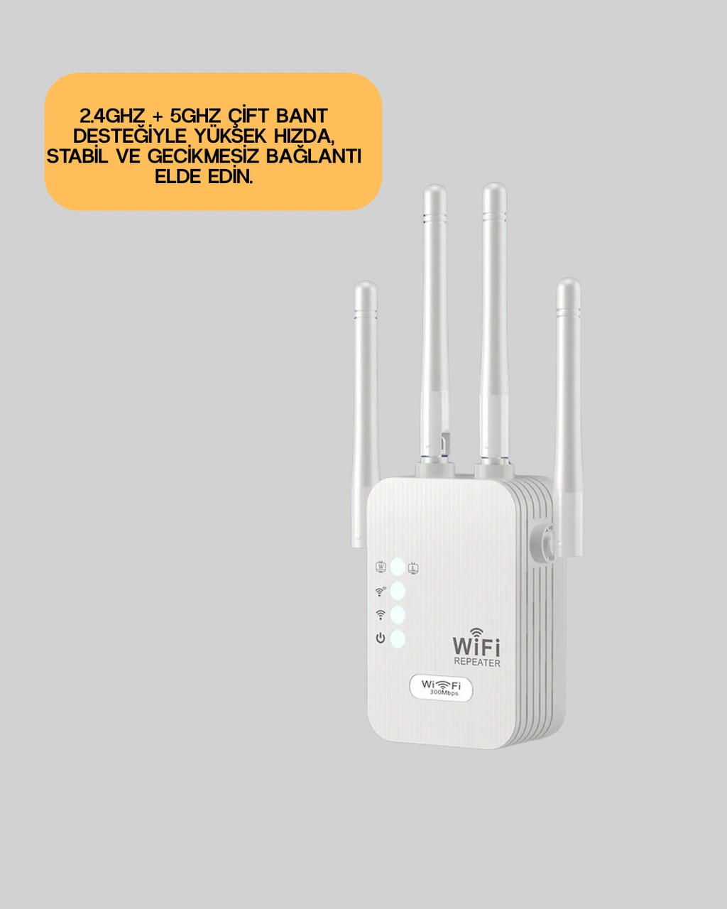 Astraltech Wps Destekli 2.4ghz + 5ghz Wifi Sinyal Güçlendirici