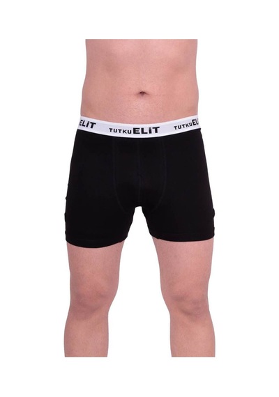 3'lü Elit Modal Elastan Spor Boxer Bordo