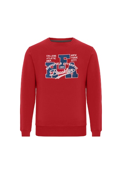 Routefıeld Routefield Erkek Sweatshirt Holm Bordo Bordo