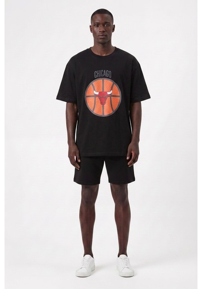 Blow Up Future Gen Günlük Spor Tişört Basketbol Siyah Oversize 142040 SİYAH