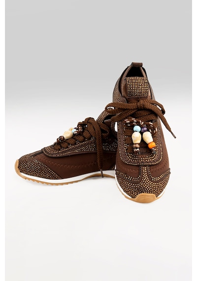 Tw Tonny White Tokyo - 211-8 Kadın Taşlı Spor Ayk Süs Bağcıklı Ortopedik Tbn Sneaker Günlük Ayk Kahverengi Tw Tonny White Tokyo - 211-8 Kadın Taşlı Spor Ayk Süs Bağcıklı Ortopedik Tbn Sneaker Günlük Ayk Kahverengi
