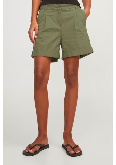 Jack & Jones Jjxx Jxmaddy Rlx Ctn Hw Shorts Yeşil Kadın Şort 000000000101961805 Yeşil