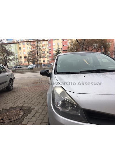 Renault Clio 3 2005-2009 Batman Yarasa Ayna Kapağı Pianoblack Abs