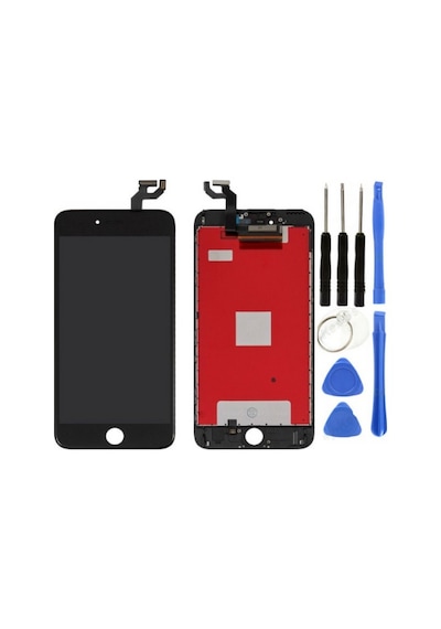 Apple Uyumlu iPhone 6s Plus Lcd Ekran Dokunmatik Siyah + Tamir Seti