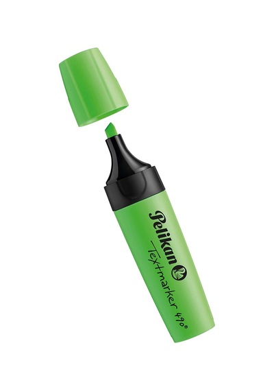 490 Textmarker Fosforlu Kalem Yeşil