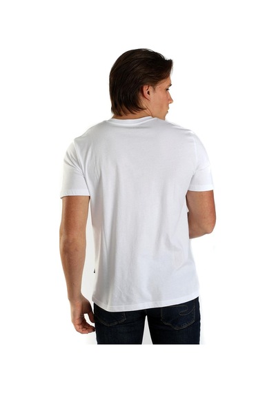 Lee Cooper Jonat Erkek V Yaka T-Shirt Beyaz-17176-Beyaz