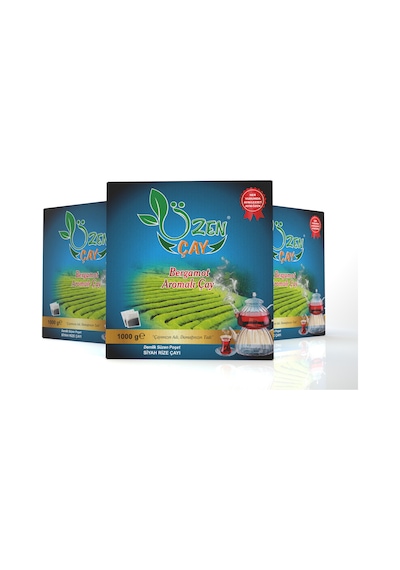 Özen Bergamot Aromalı Demlik Poşet Rize Çayı 1 KG