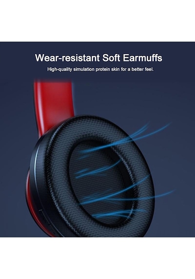 Leezsing Lenovo Hd200 Kablosuz Kulaklık - 20 Saat Müzik Keyfi, Katlanabilir Ve Mikrofonlu Bluetooth 5.0 Kulak Üstü Modeli