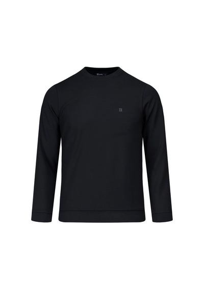 Hatemoğlu Lacivert Regular Fit Bisiklet Yaka Sweatshirt