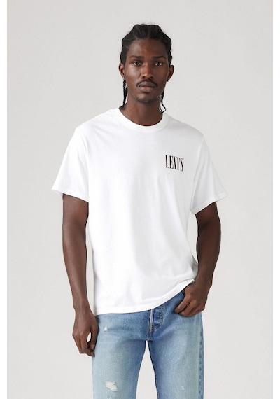 Levi's Lse Ss Relaxed Fit Tee Ssnl Serif Logo Beyaz Erkek T-shirt A2082-0262-4715 Beyaz