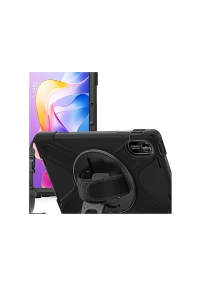 Newface Xiaomi Redmi Pad 2 9.7 Kılıf Amazing Tablet Kapak - Siyah Evimdeyokyok Dönerli Kılıf