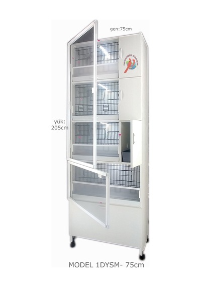 İstanbul Kafes Model 1Dys Pvc Kuş Dolabı