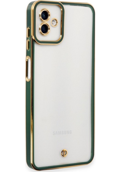 Newface Samsung Uyumlu Galaxy A04 Kılıf Liva Lens Silikon - Yeşil Yeşil