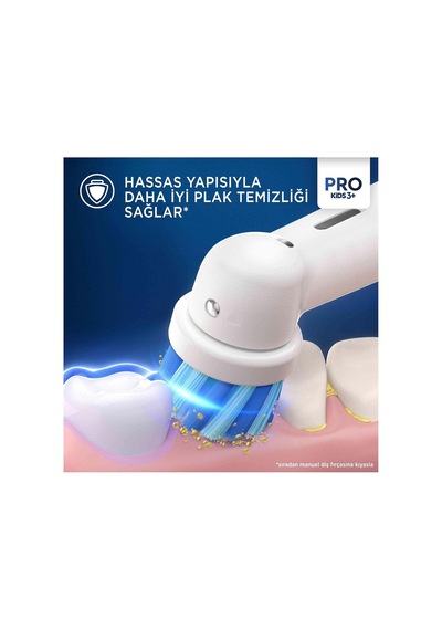 Çocuk İçin Frozen Şarjlı Diş Fırçası Yedek Başlığı 2 Adet Diğer