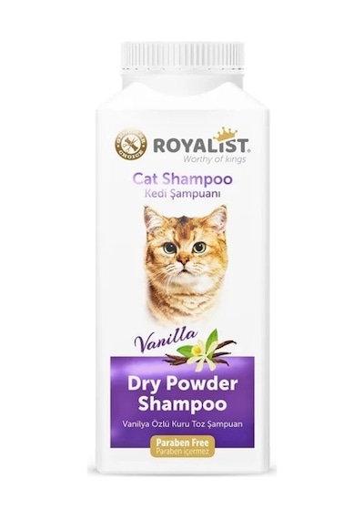 Royalist Kuru Toz Kedi Şampuanı 150 Gr Vanilya Özlü