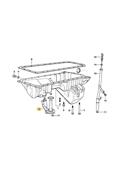 Bmw E38 E39 Uyumlu M52 Motor Hella Karter Yağ Seviye Sensörü 1261