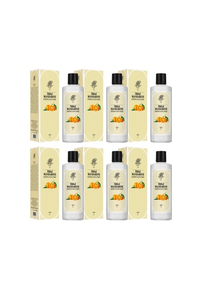 Rebul 250ml Mandarine Kolonya Cam Şişe 6 Lı