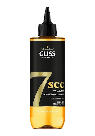 Gliss Mat ve Kuru Saçlara 7 Saniyede Express Onarıcı Bakım Yağı 200 ML