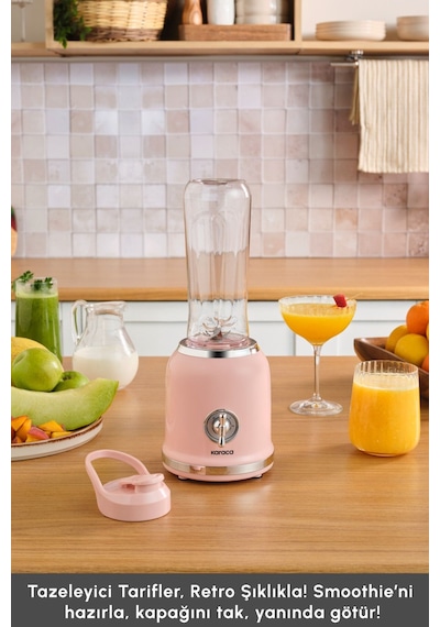 Karaca Retro Personal Kişisel Smoothie Blender
