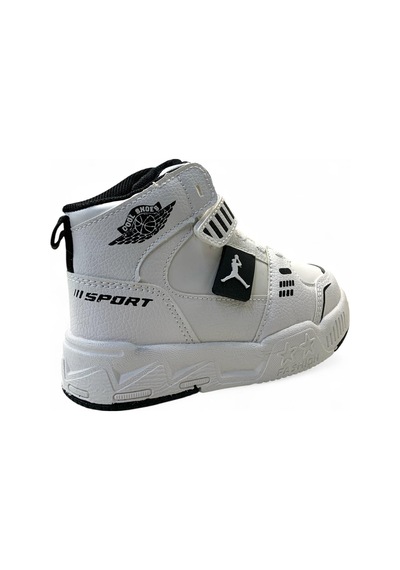 King Paolo King Hafif Çocuk Bilekli Sneaker Beyaz