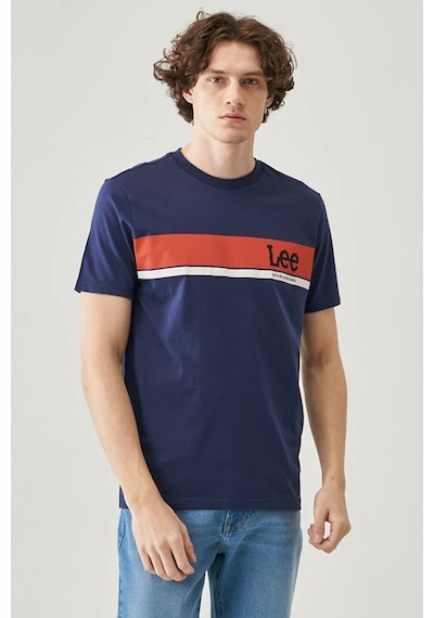 Lee Erkek T Shirt L211918 410 Lacivert