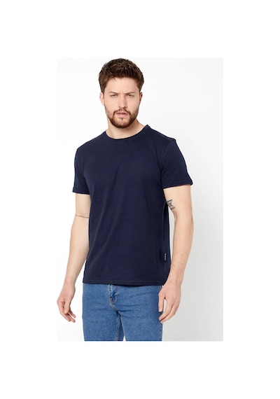 Erkek Çok Renkli %100 Pamuk T- Shirt Regular Fit Rahat Kesim Bisiklet Yaka 5'li Basic Tişört Paketi Haki