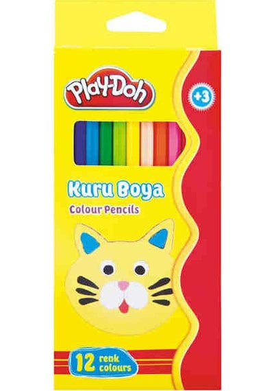 Play-doh Kuru Boya Tam Boy 12 Renk Ku001